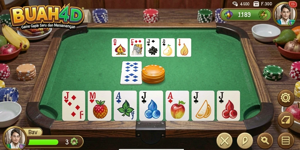 Screenshot gameplay BUAH4D yang seru dan menegangkan.