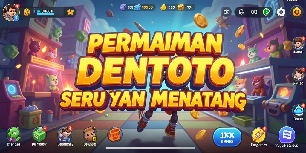 Tampilan gameplay DENTOTO yang seru dan menegangkan.
