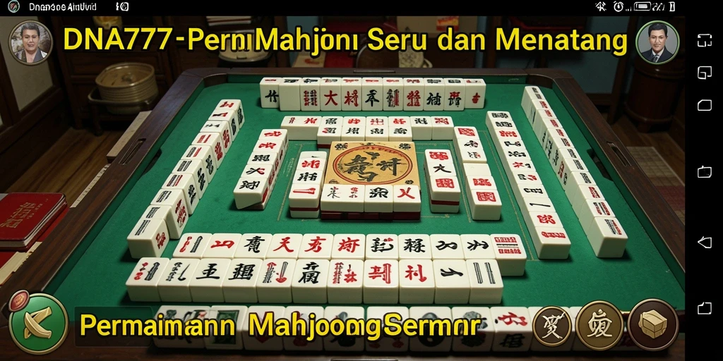 Screenshot gameplay DNA777 yang menampilkan keseruan permainan Mahjong.