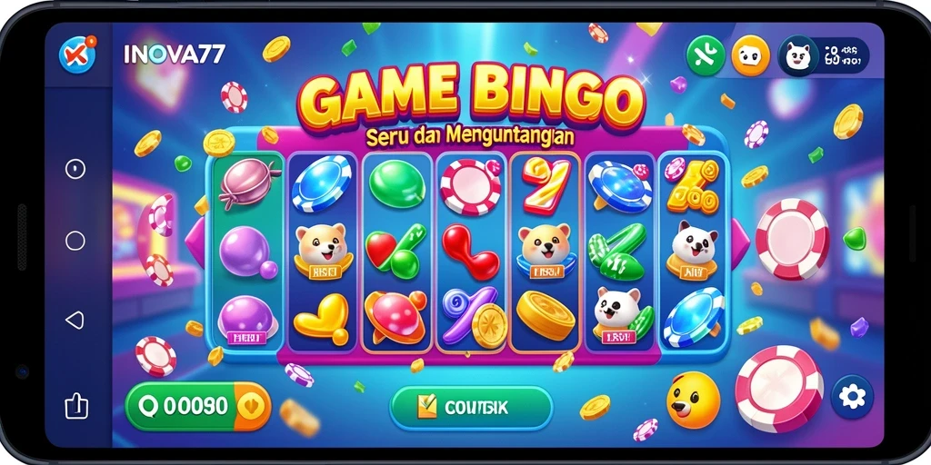 Tampilan gameplay Bingo di INOVA77 yang mengasyikkan.