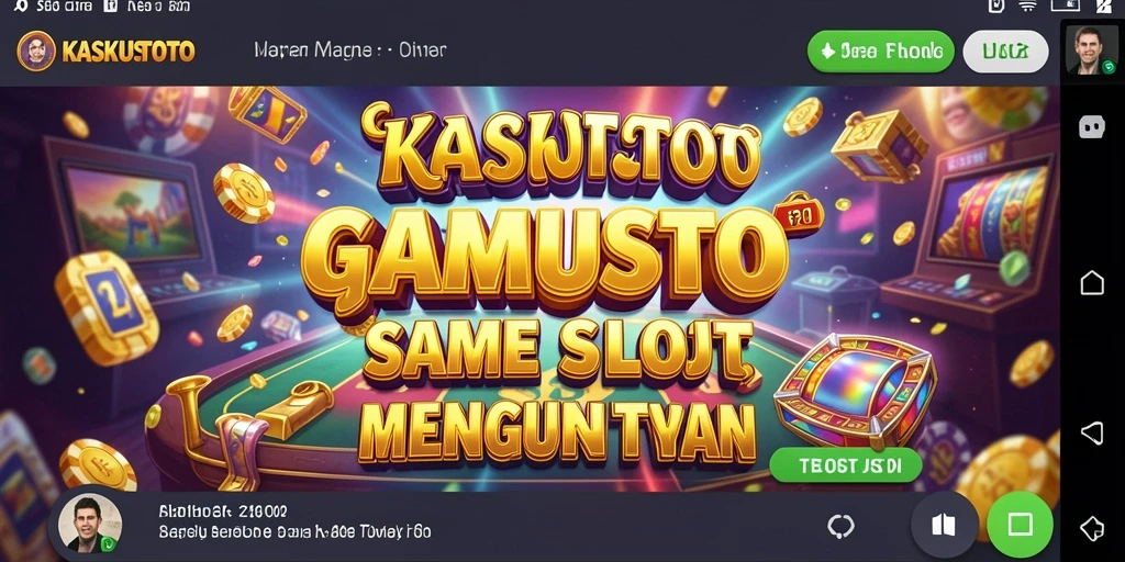 Screenshot gameplay KASKUSTOTO yang menunjukkan keseruan permainan slot.