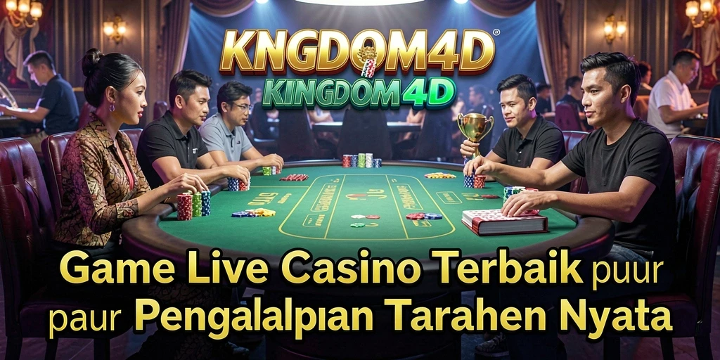 Tampilan gameplay menarik dari KINGDOM4D Live Casino.