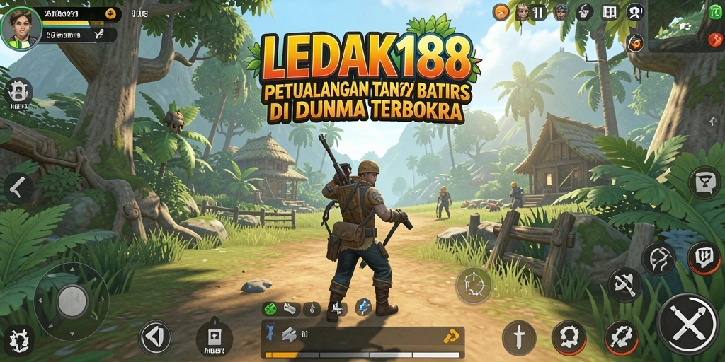 Gameplay Open World LEDAK188 yang penuh petualangan dan kebebasan.