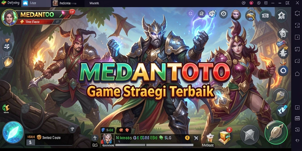 Tangkapan layar menunjukkan intensitas pertarungan dan strategi di MEDANTOTO.