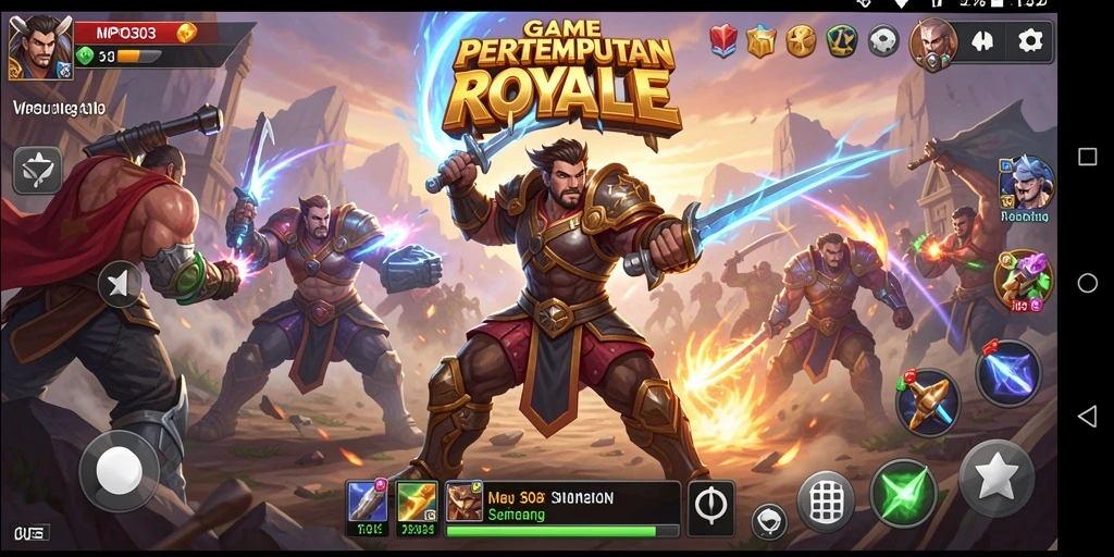 Tangkapan layar MPO303 menampilkan aksi battle royale yang intens dan grafis memukau.