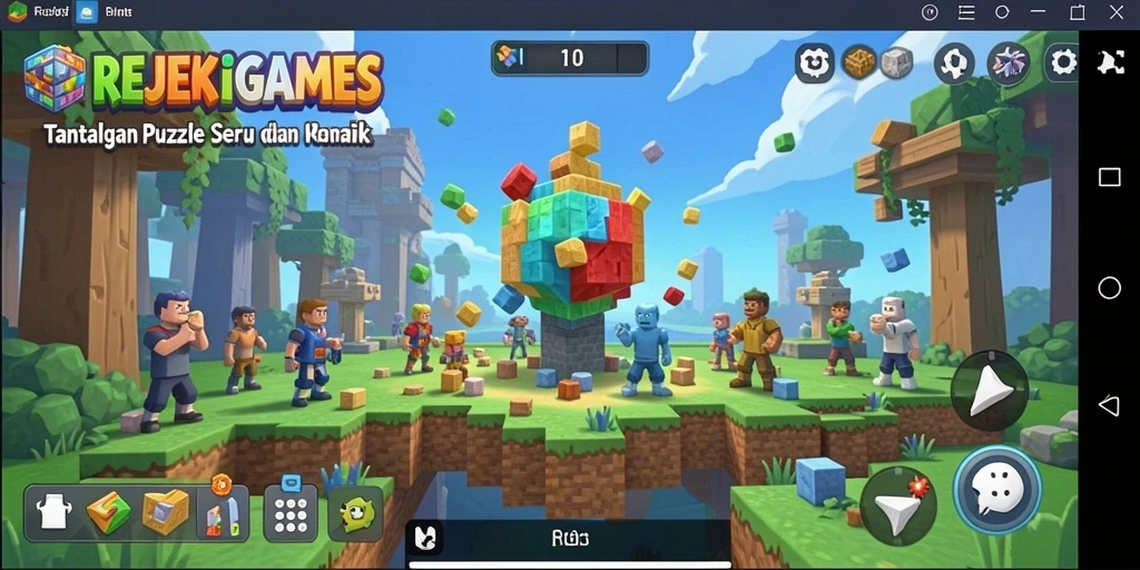 Tampilan gameplay seru dari REJEKIGAMES yang menantang.
