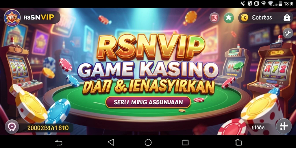 Tampilan gameplay menarik dalam RSNVIP dengan suasana Kasino.
