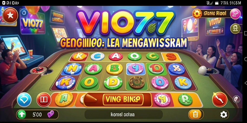 Tampilan gameplay VIO77 dengan aksi seru Bingo.