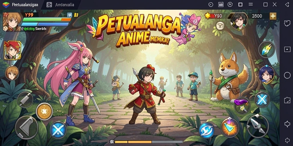 Screenshot Y89 menampilkan aksi menegangkan dalam dunia Anime yang penuh warna.